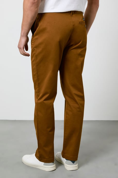 Tan Premium Chino Trousers - Image 3