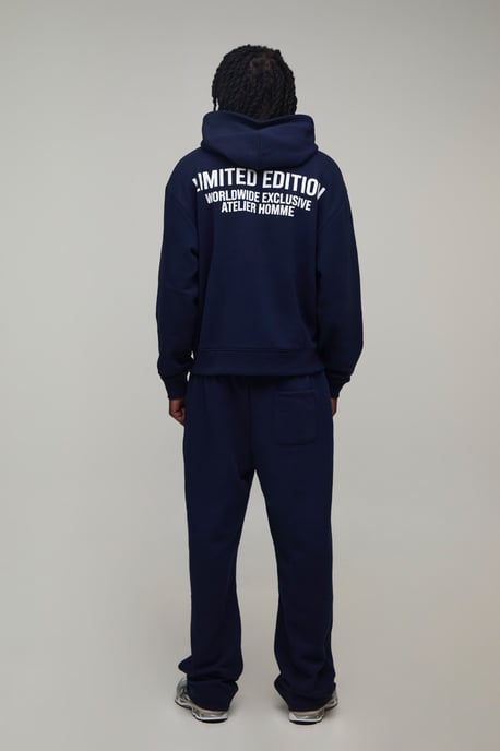 Tall Oversized Boxy Limited Edition Zip Through Hoodie - Image 2