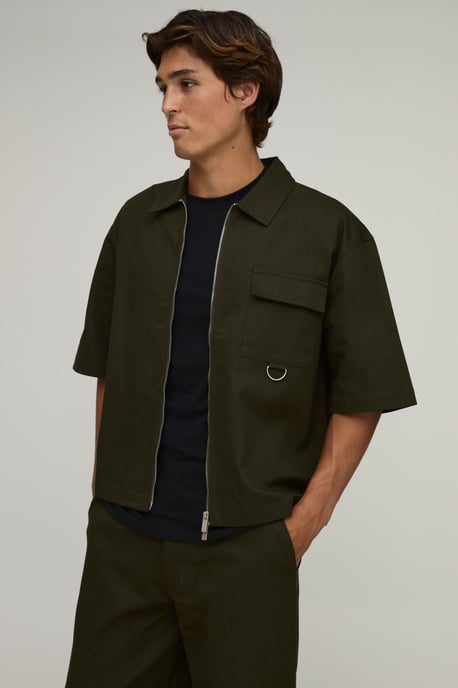 Oversized Half Sleeve OverShirt & Baggy Trouser Cargo Set - Image 3
