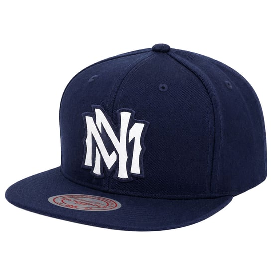 Mitchell & Ness Silicon Grass Logo Navy Cap - Image 1
