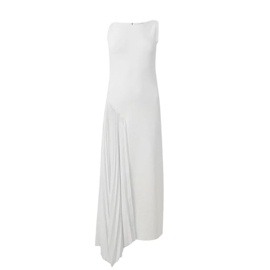 Mouwloze Gebreide Jurk In Ivoorkleur Van Ted Baker Azzina Met Plooien - Image 1