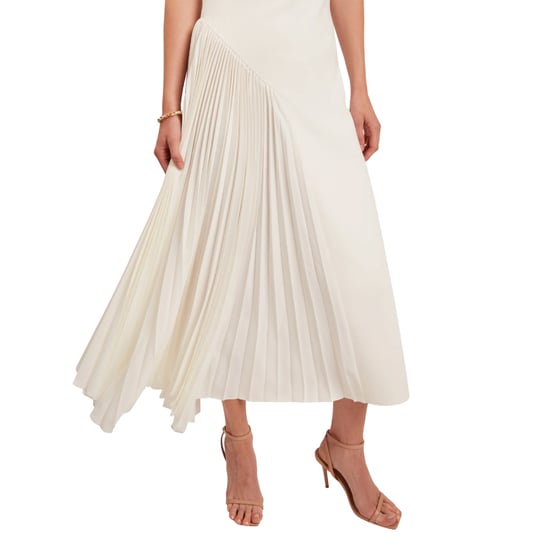 Mouwloze Gebreide Jurk In Ivoorkleur Van Ted Baker Azzina Met Plooien - Image 5