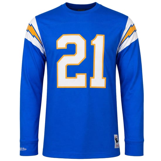 Mitchell & Ness NFL San Diego Chargers #21 Tomlinson Mens Blue Top - Image 1