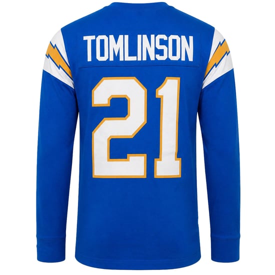 Mitchell & Ness NFL San Diego Chargers #21 Tomlinson Mens Blue Top - Image 2