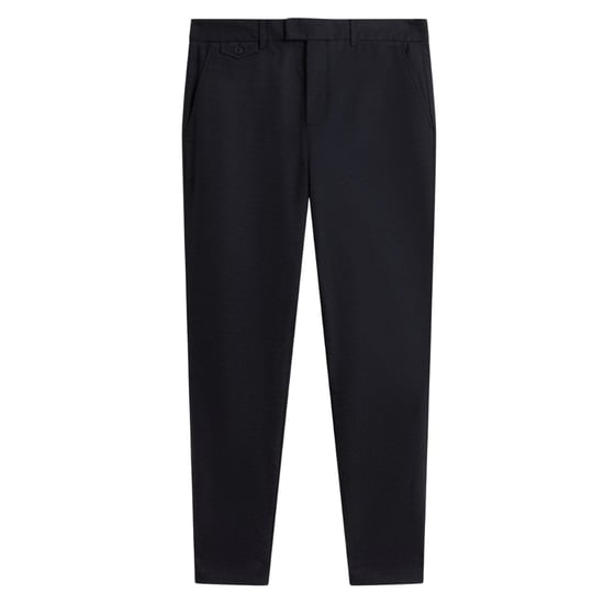 Ted Baker Brunit Slim Houndstooth Navy Trousers - Image 1