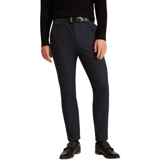 Ted Baker Brunit Slim Houndstooth Navy Trousers - Image 2