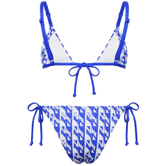 Nicce Renee Womens Blue/White Bikini Set - Image 2