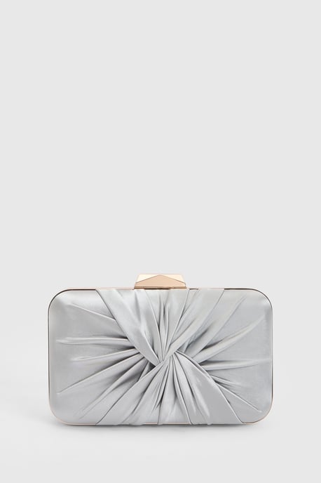 Beaut Satin Twist Clutch Bag - Image 2