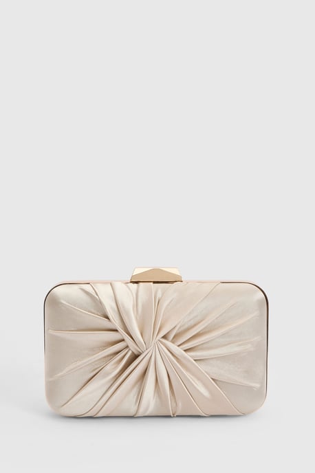 Beaut Satin Twist Clutch Bag - Image 2