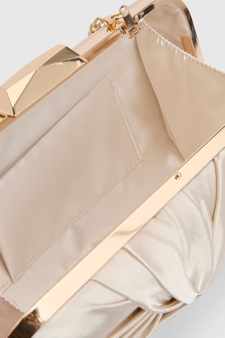 Beaut Satin Twist Clutch Bag - Image 4