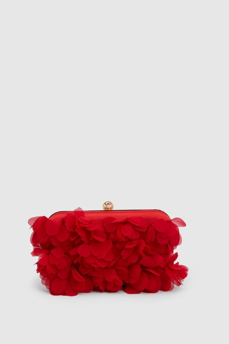 Pippa Petal Detail Clutch Bag - Image 2