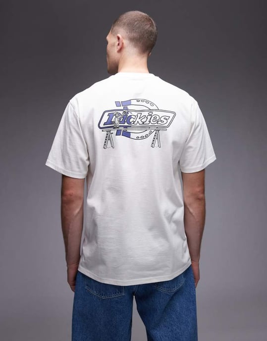 Dickies Statesville grafisk hästsko tryck t-shirt i off-white - Image 1