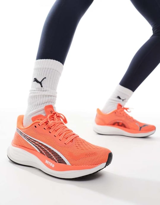 Puma Velocity Nitro 3 träningsskor i röd - Image 3