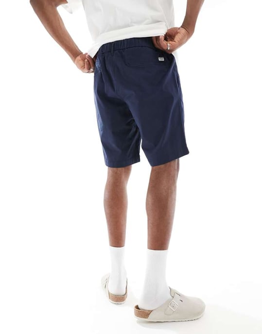 Jack & Jones 2-pack chinoshorts i tan och marinblå - Image 4