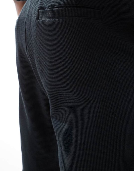 ONLY & SONS texturerade shorts set i svart - Image 3