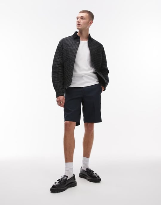 Dickies 874 raka arbetsshorts i mörk marinblå - Image 1