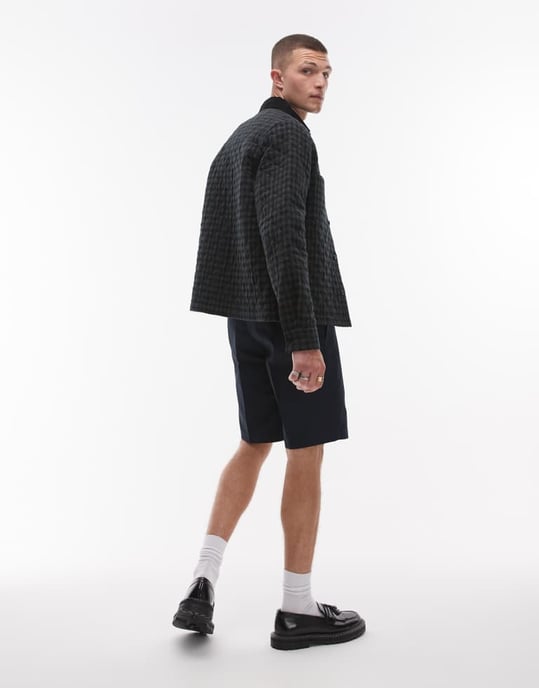 Dickies 874 raka arbetsshorts i mörk marinblå - Image 4