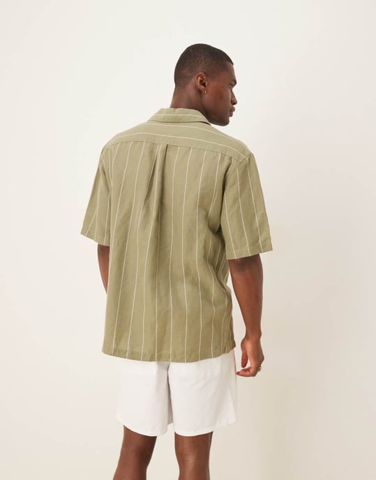 ASOS DESIGN vanlig längd dra-på lösa shorts i vit - VIT - Image 2