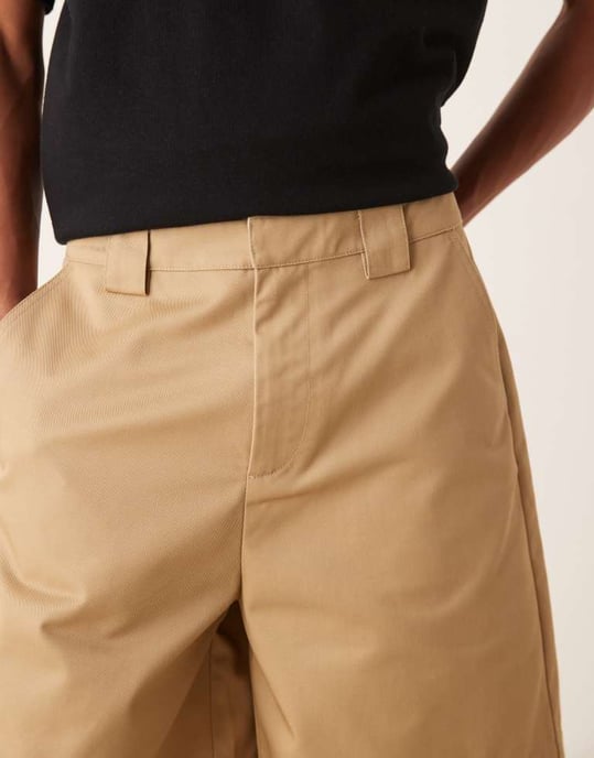 ASOS DESIGN midikort shorts i beige - Image 3