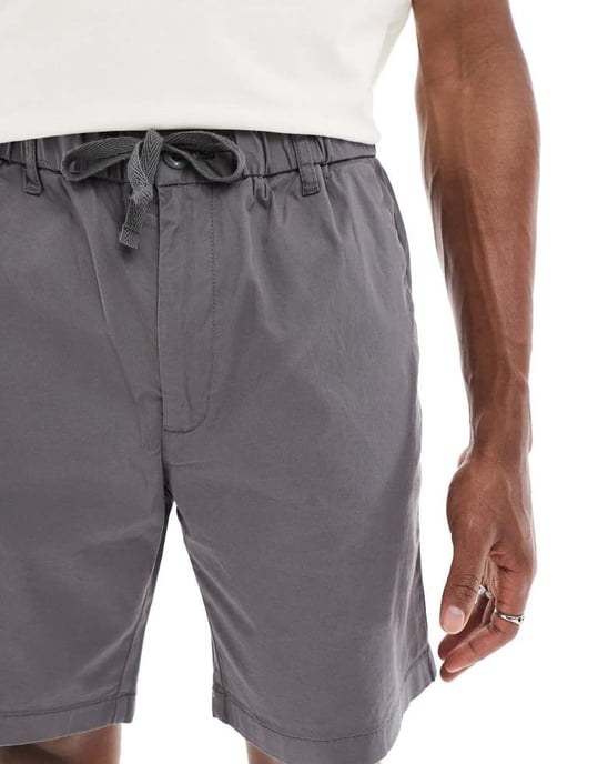 Jack & Jones 2-pack chinoshorts i grått och svart - Image 3