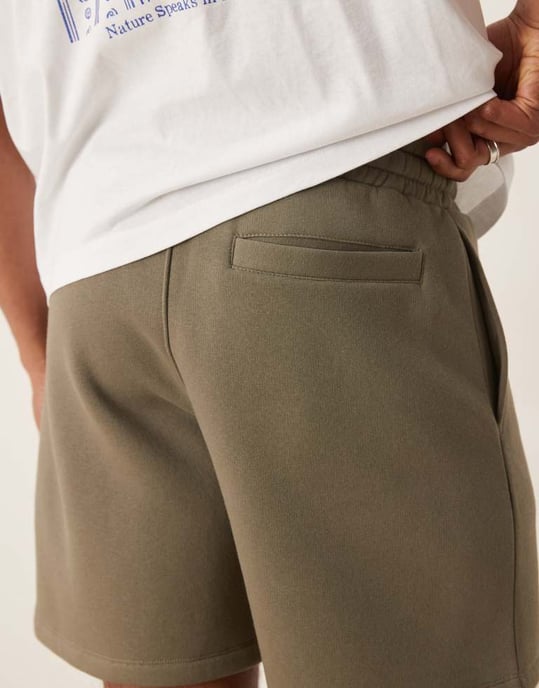 ASOS DESIGN kort kjol i khaki - Image 2