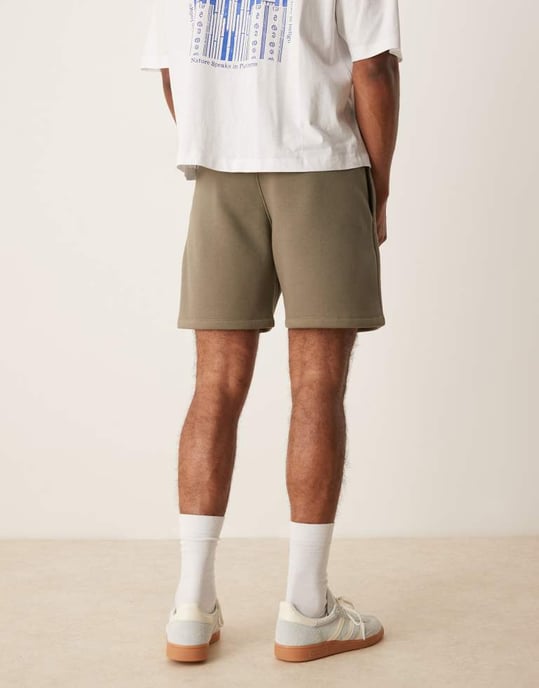ASOS DESIGN kort kjol i khaki - Image 3