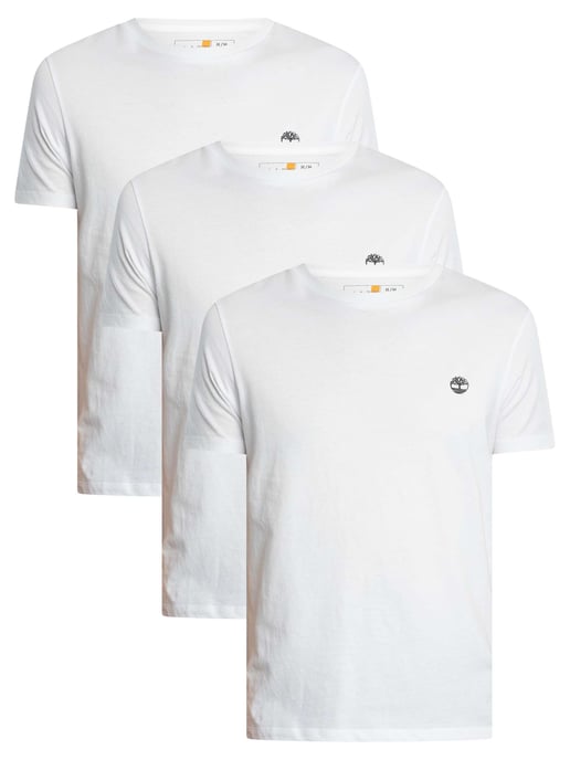 Timberland 3-Pack Dunstan River Slim T-Shirts, Wit - Image 1