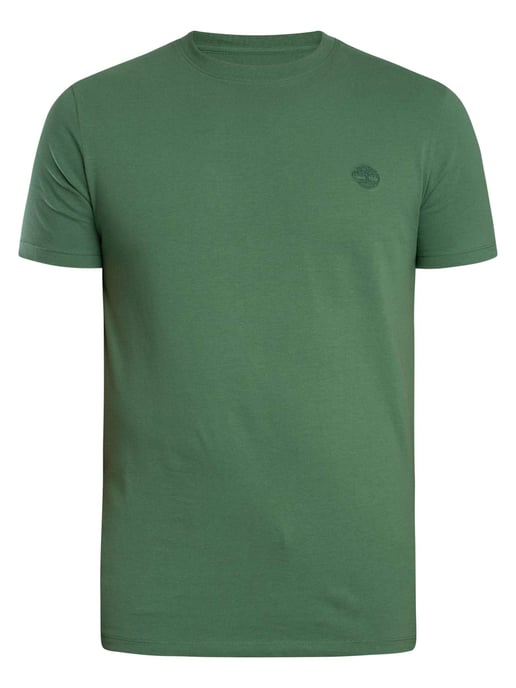 Timberland Slim Fit Embroidered Logo T-Shirt, Green - Image 5