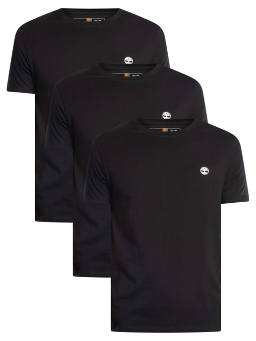 Timberland 3-Pack Dunstan River Slim T-Shirts, Zwart - Image 1