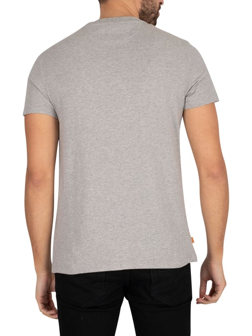Timberland Dun River Crew Slim T-Shirt, Grey - Image 3
