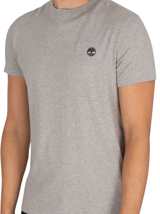 Timberland Dun River Crew Slim T-Shirt, Grey - Image 4