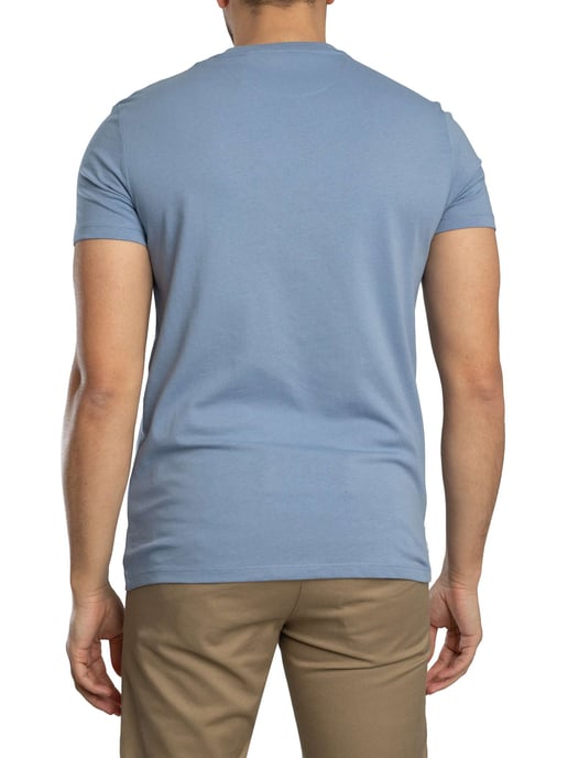 Timberland Slim Fit Embroidered Logo T-Shirt, Blue - Image 3