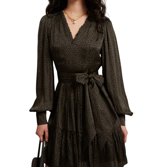 Ted Baker - Phoeba - Mönstrad, Flerskiktad, Svart Miniklänning Med Bälte - Image 4