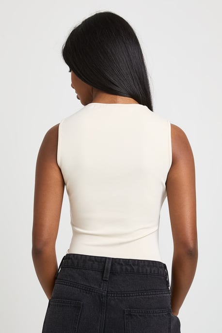Premium Washed Sweetheart Neckline Bodysuit - Image 2