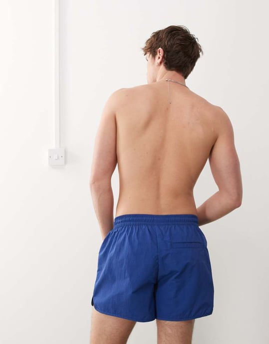 Veckodagslöpare simshorts i blått - Image 3