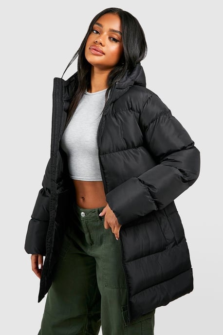 Cinched Waist Puffer Jacket - Image 1