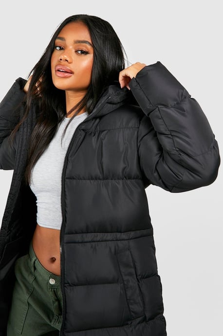 Cinched Waist Puffer Jacket - Image 4
