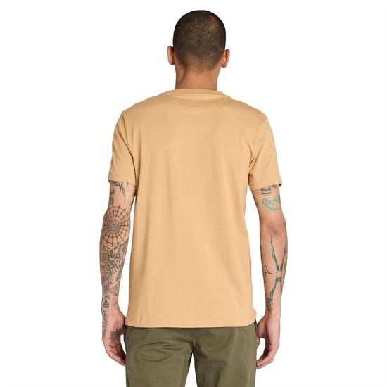 Men's Timberland Dunstan River T-Shirt in Light Wheat B - Image 3