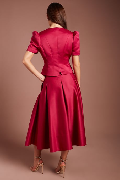 Short Sleeve Button Through Fitted Jacket - Image 3
