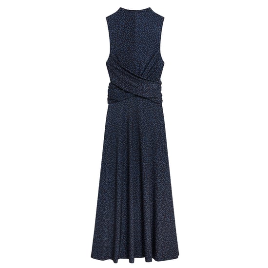Ted Baker Inisha Bedrukte Mouwloze Zwarte Midi-jurk - Image 1