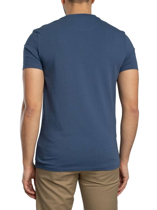 Timberland Slim Fit Embroidered Logo T-Shirt, Blue - Image 3