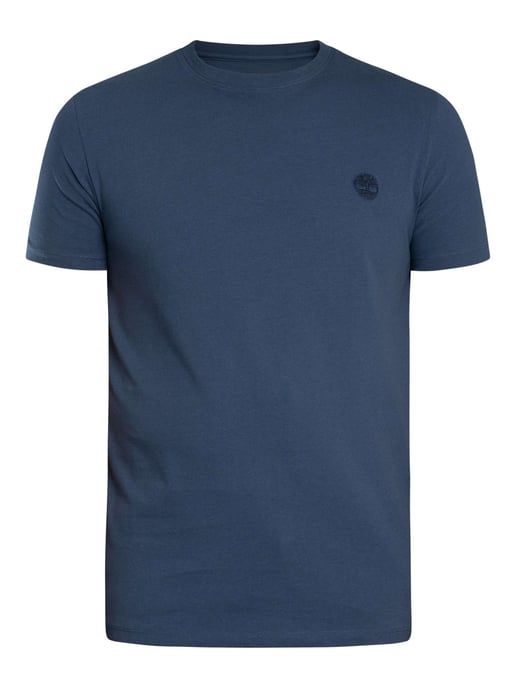 Timberland Slim Fit Embroidered Logo T-Shirt, Blue - Image 5
