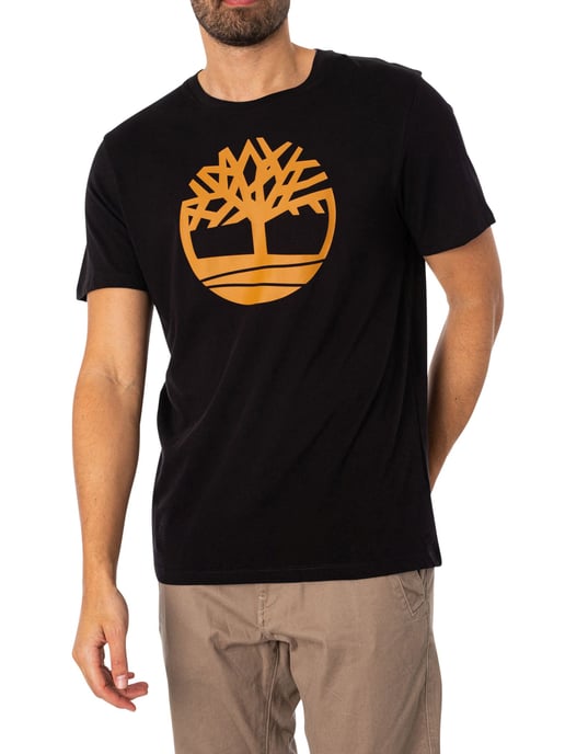 Timberland Tree Logo T-Shirt, Black - Image 2