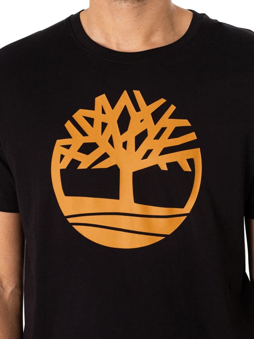 Timberland Tree Logo T-Shirt, Black - Image 4