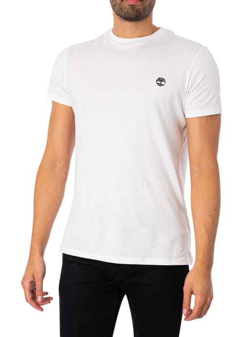 Timberland Dunstan River Slim Crew T-Shirt, White - Image 1