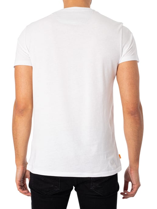 Timberland Dunstan River Slim Crew T-Shirt, White - Image 3
