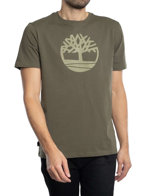 Timberland Tree Logo T-Shirt, Green - Image 1