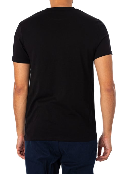 Timberland Slim Fit Embroidered Logo T-Shirt, Black - Image 3