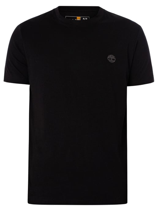 Timberland Slim Fit Embroidered Logo T-Shirt, Black - Image 6