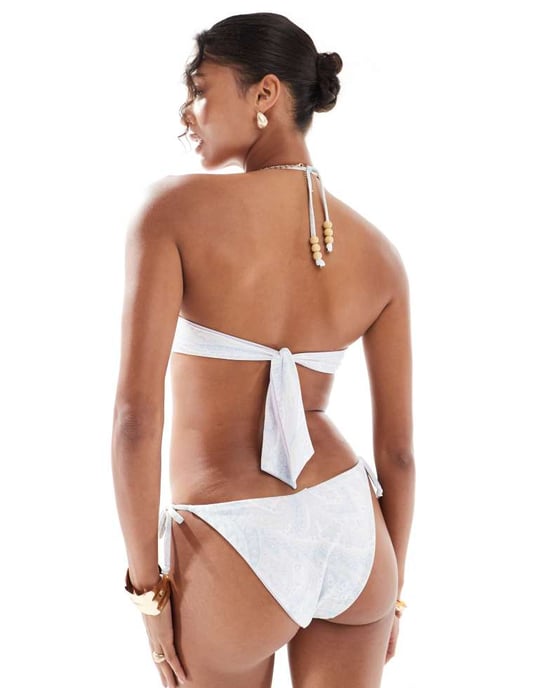 Hollister knyt-bikini botten i vitt - Image 3
